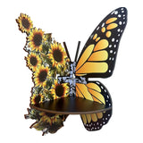 Maxbell Butterfly Corner Shelf Kitchen Toys Small Cute Decorative Shelf Wall Mounted
