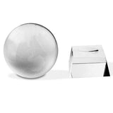 Maxbell Maxbell 80MM CLEAR GLOBE GLASS CRYSTAL BALL SCIENCE ASTRONOMY MODEL CHRISTMAS GIFT