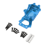 Maxbell 1/14 RC Car Front Gearbox Lower Cover Sturdy Upgrade for 14209 14210 Crawler Blue