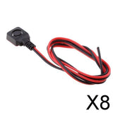 Maxbell 8xUniversal Car Security Alarm Reset Switch Emergency Push Button Control