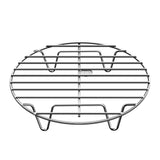 Maxbell Stainless Steel Steamer Rack Portable Steam Rack for Buffet Home Use Outdoor 21 cmx4.8 cm