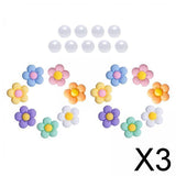 Maxbell 3xBeach Bag Flower Charms Accessories Stylish Beach Totes Accessories Inserts, Style E