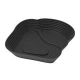 Maxbell Reptile Water Dish Tortoise Water Bath Bowl for Terrapin Tortoises Terrapins black