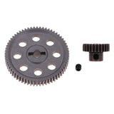 Maxbell Steel Diff Main Gear 64T & Motor Pinion 26T for HSP 94123 1/10 RC Truck Car - Aladdin Shoppers