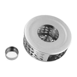Maxbell Stainless Steel Tea Warmer Hollow Tea Heating Base for Household Cafe Travel