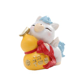 Horse Statue Cartoon Decorative Collection Resin for Living Room Home Office 6x3.2x6cm