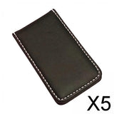 Maxbell 5xMagnetic Money Clip Dollar Cash Clamp Card Holder Wallet Coffee_80x46x8mm