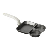 Maxbell Nonstick Egg Frying Pan Modern Gadget Pancake Pan for RV Trip Kitchen Picnic 3 in 1