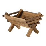 Maxbell Baby Jesus Manger Ornament Mini Crafts Decoration for Christmas Indoor Shelf