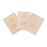 Maxbell 3 Pieces Neck Shims for Electric Guitar Wooden Parts Guitar Neck Plate Tools