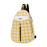 Badminton Bag Multifunctional Sport Bag Portable Tennis Bag Tennis Backpack Yellow