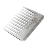 Maxbell Maxbell Wide-Teeth Detangling Curly Hair Comb Mens Back Head Styling Oil Comb Gray