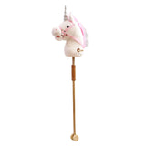 Maxbell Plush Horse Riding Stick with Realistic Sound Effects for Kids 3 Years+ Gift horse detachable