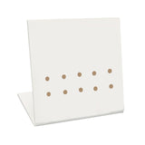 Maxbell Tweezers Stand Collecting Arranging Tabletop False Eyelashes Tweezers Holder White