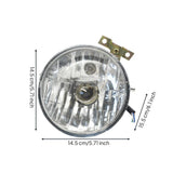 Scooter Light Kit, light-emitting diode Headlight, rear light, Turn blinker, Waterproof, Universal White Headlight