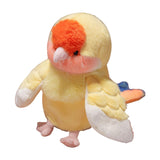 Maxbell Parrot Hand Puppet 20cm Stuffed Animal for Telling Story Preschool Role Play Yellow