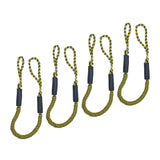Maxbell Stretchable Bungee Dock Line Marine Mooring Rope for Boat F Yellow 4Pcs - Aladdin Shoppers