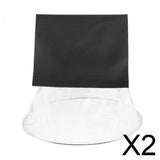 Maxbell 2xStage Lights Cover Clear for Head Light Cover Disco LED Par Light Rain Cover Clear