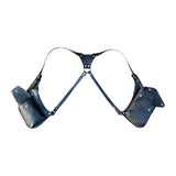 Maxbell Underarm Shoulder Bag Trendy Double Shoulder Pouch for Travel Outdoor Party Black