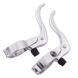 2Pcs Bicycle Brake Lever Sturdy Aluminum Replacement for Mountain Road Bikes Siliver