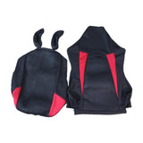 Maxbell Computer Office Chair Slipcovers Breathable Swivel Chair Gaming Chair Covers Black Red