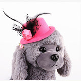 Maxbell Pet Party Costume Hats Dog Cat Birthday Headwear for Small Dog Cat pink