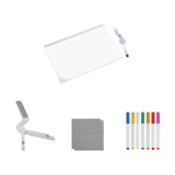 Acrylic Dry Erase Light Board with Stand LED Note Board for Room Kids Office