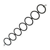 Maxbell Snake Enrichment Ring Ball Python Reptile Habitats Pet Toy Snakes Hoop Rings 7 rings