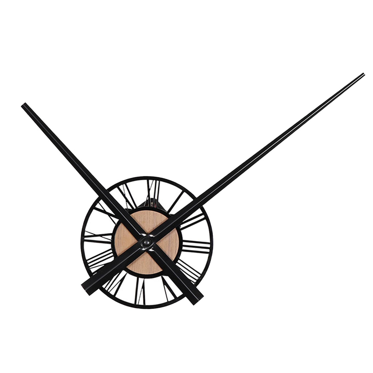 Maxbell Maxbell Wall Clock Long Hands Roman Numerals Clock for Living Room Farmhouse