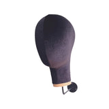 Maxbell Mannequin Head Sturdy Fashion Wall Mounted Wig Stand for Salon Shopping Mall Black