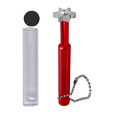 Maxbell Golf Club Groove Sharpening Sturdy 6 Heads for Sand Lob Ball Control Pitching Red