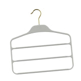 Maxbell Pants Hanger Compact Clothes Rack Clothes Hanger for Towels Trousers Scarves Gray