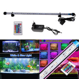 Maxbell Maxbell Water Aquarium Fish Tank LED Light SMD Bar Lamp EU 220V 57cm RGB