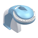 Maxbell Embossing Label Maker Old School Vintage Label Writer for Home Office School Blue