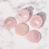 Maxbell Maxbell 5Pcs Cotton Makeup Powder Puff with Strap Blush Loose Powder Blending Puff Orange