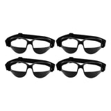 Maxbell 4 Pieces Dribbling Goggles Basketball Sports Glasses for Men Women Teenagers