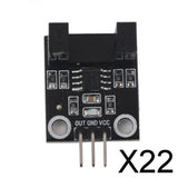 Maxbell 22x1x LM393 Speed Measuring Sensor Photoelectric Infrared Count Sensor DC 5V