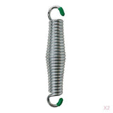 Maxbell 2xZinc plated 250KG Capacity Hammock Chair Spring 22cm Premium for Swings