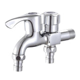 Maxbell Washing Machine Faucet Laundry Faucet Water Tap for Outdoor Laundry Bathroom Copper Double Use