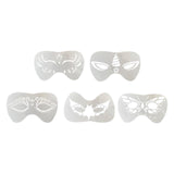 Maxbell 3xFace Painting Stencil Kit Makeup Art Painting Smooth Lightweight Reusable Butterfly