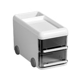 Maxbell Maxbell Desktop Organizers Cartoon Multipurpose Table Display Stand for Office Dorms White