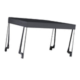 Maxbell Awning Canopy Portable Wagon Sun Shade Cover for 8inch Camping Carts Camping black