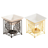 Maxbell Metal Essential Oil Burner Fragrance Aroma Burner for Living Room Office golden