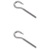 Maxbell 2 Pieces 304 Stainless Steel Threaded Screw Hook Eye Bolt Boat Parts M4 M5