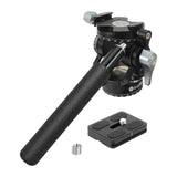 Maxbell Tripod Fluid Head with 1/4" Screw Hydraulic Damping with Quick Release Plate