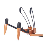 Maxbell Ukulele Stand Wood Ukulele Stand for Ukulele Musical Instruments 31x25x32.5cm dark brown