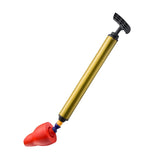 Maxbell Sink Plunger Heavy Duty Toilet Unblock for Washbasin Drain Blocked Pipe red