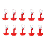 Maxbell Maxbell 10x Poultry Water Drinking Cups / Chicken, Hen, Duck Goose Automatic Drinker