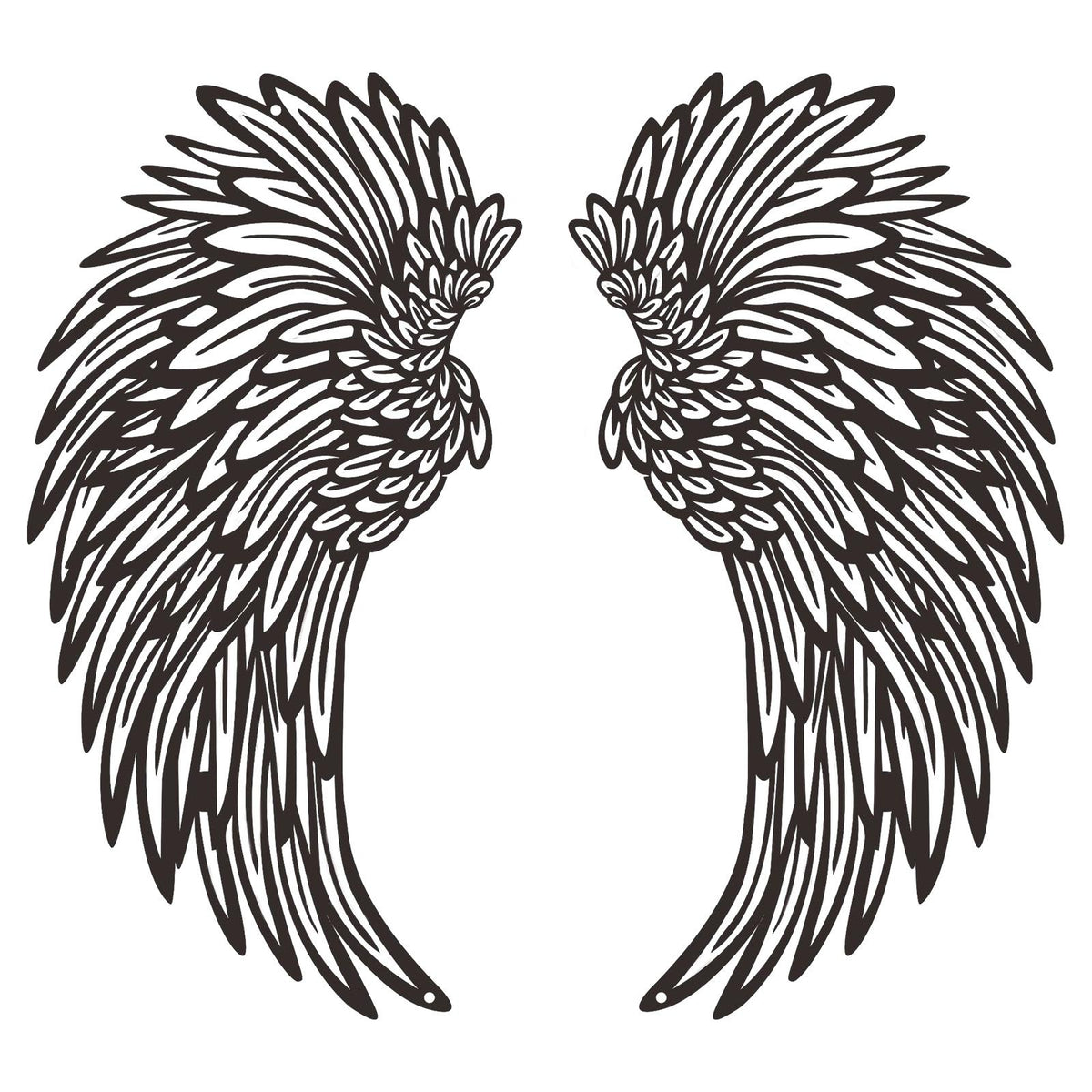 Maxbell Angel Wings Wall Art Decor with Light Wall Hanging Ornament for Entrance Bar