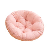 Maxbell Hanging Egg Chair Cushion Round Soft Floor Pillow for Living Room Home Porch Light Pink